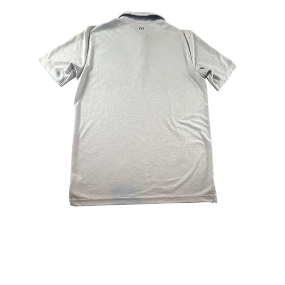 Travis Mathew Small Gray Hiking Polo Soft Breathable Fabric Casual Golf Shirt - Picture 5 of 5